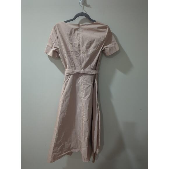 Max Mara Weekend Mia Rose Pink Asymmetrical Midi Dress NWT - Picture 6 of 6